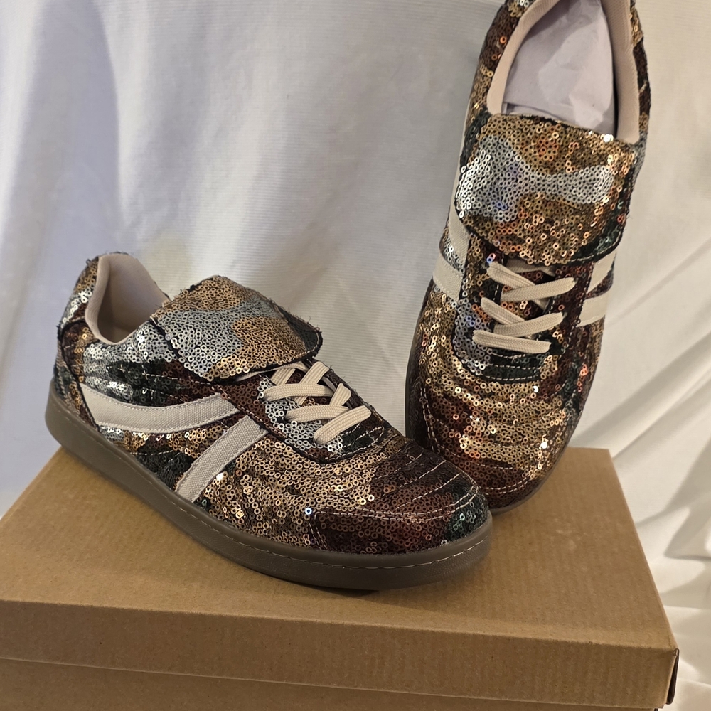 Steve Madden Madrid Camo Sequin Sneakers